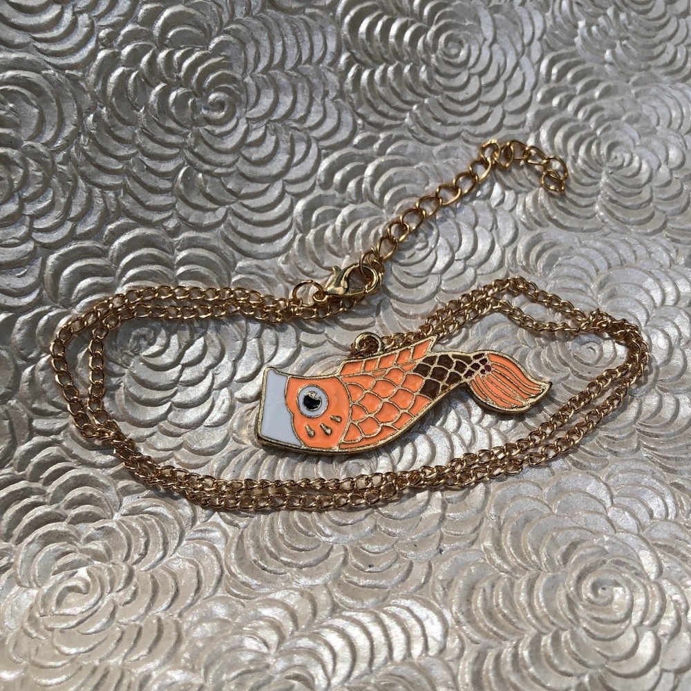 Koi Fish Carp Feng Shui Far East Layer Trendy Necklaces - Picture 11 of 16